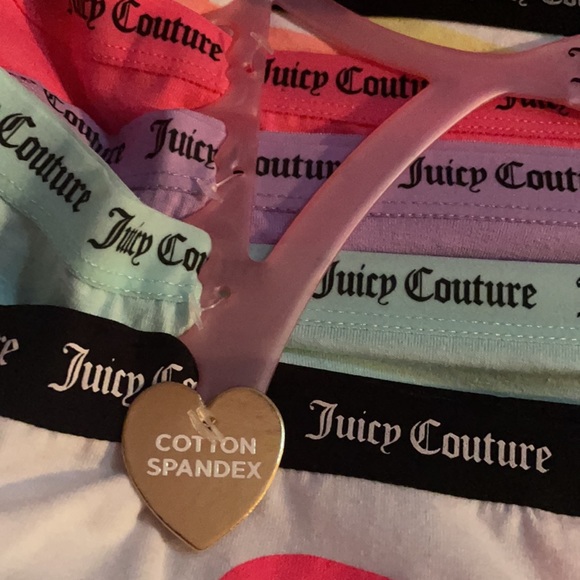 Juicy Couture 5 pair of vibrant color boy shorts - Picture 5 of 9